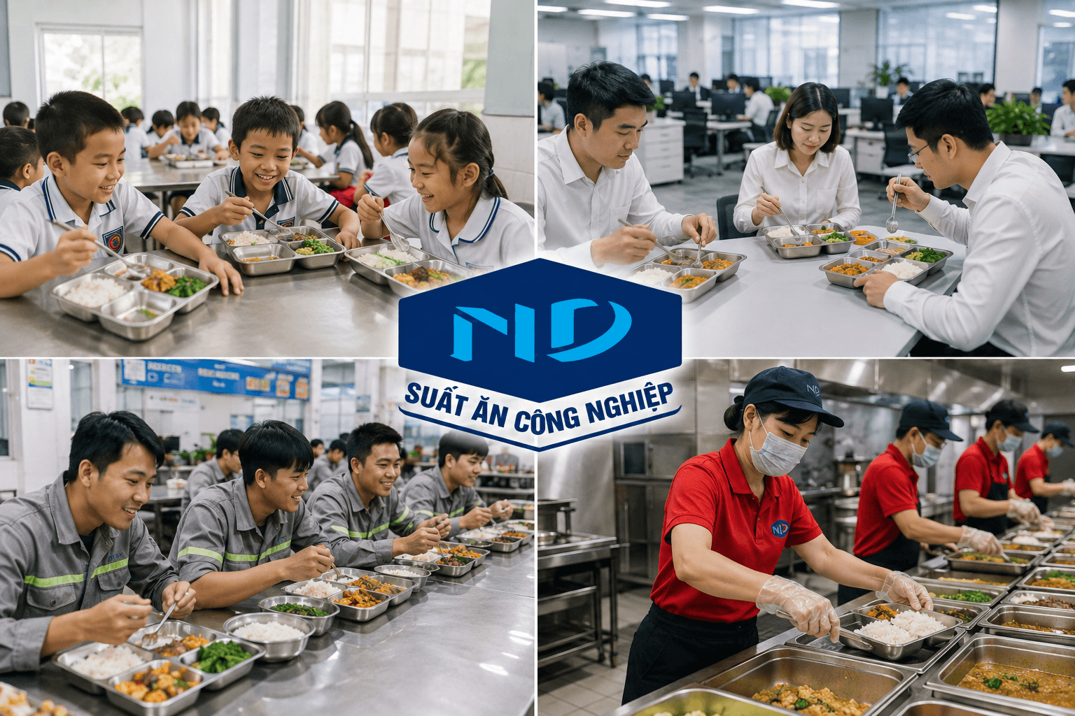 Không gian chuẩn bị bữa ăn tại Nguyễn Dương